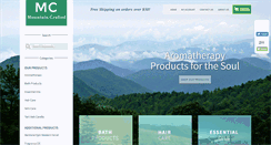 Desktop Screenshot of mountaincrafted.com